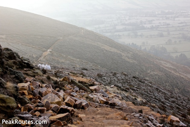 Moors for the Future path work on Kinder Scout